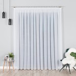 Firana do salonu z woalu kresz – elegancka, na taśmie, różne rozmiary