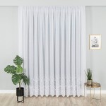 Firana haftowana z błyskiem, wys. 250 cm, na metry