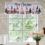 Lambrekin na Boże Narodzenie KRASNALE , choinka, prezenty