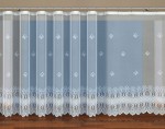 Firana żakardowa  szer. 400x120 cm z taśmą marszczącą