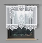 KRAWAT  BIAŁY KLAUDIA 35x110 cm