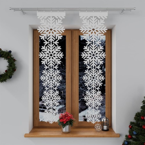 panel-swiateczny-sniezynki-37x140