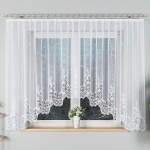 Firana żakardowa  gotowa Berenika 400x160 cm